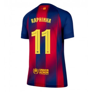 Lacne Ženy Futbalové dres Barcelona Raphinha Belloli #11 2025-26 Krátky Rukáv - Domáci
